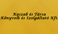 Kaszab és Társa Könyvelő és Szolgáltató Kft.